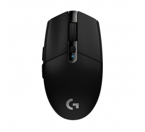 Logitech G305 Lightspeed Belaidė žaidimų pelė, RF Wireless + Bluetooth, 12000 DPI, Juoda