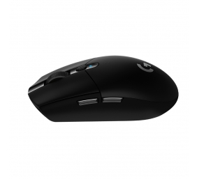 Logitech G305 Lightspeed Belaidė žaidimų pelė, RF Wireless + Bluetooth, 12000 DPI, Juoda