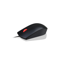 Lenovo Essential USB Wired Mouse, 1600 DPI, 1.8 m, 3 Buttons, Black | Lenovo | Essential USB Mouse | Optical sensor | wired | Black
