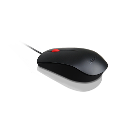 Lenovo Essential USB Wired Mouse, 1600 DPI, 1.8 m, 3 Buttons, Black | Lenovo | Essential USB Mouse | wired | Optical sensor | Black