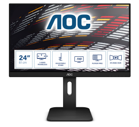 AOC | X24P1 | 24 " | IPS | FHD | 16:10 | 4 ms | 300 cd/m² | Black | HDMI ports quantity 1 | 60 Hz