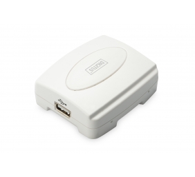 Digitus | USB Print Server, 1-Port 1x RJ45, 1x USB A, USB 2.0 | DN-13003-2 | White