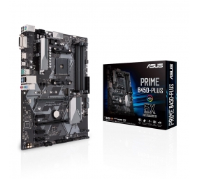 Asus | PRIME B450-PLUS | Processor family AMD | Processor socket AM4 | Memory slots 4 | Number of SATA connectors 6 x SATA 6Gb/s connector(s) | Chipset AMD B | ATX