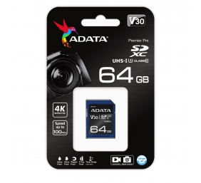 ADATA | Premier Pro | UHS-I | 64 GB | SDXC | Flash memory class 10