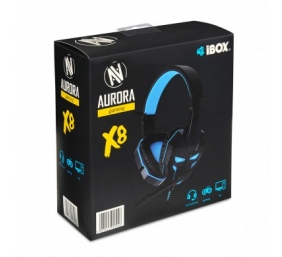IBOX X8 GAMING HEADPHONES WITH MICROPHON