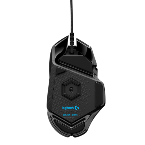 Logitech G502 HERO Laidinė žaidimų pelė, USB Type-A, Optical, 25600 DPI, Juoda