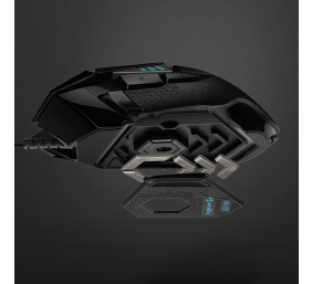 Logitech G502 HERO Laidinė žaidimų pelė, USB Type-A, Optical, 25600 DPI, Juoda