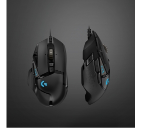 Logitech G502 HERO Laidinė žaidimų pelė, USB Type-A, Optical, 25600 DPI, Juoda