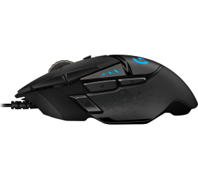 Logitech G502 HERO Laidinė žaidimų pelė, USB Type-A, Optical, 25600 DPI, Juoda