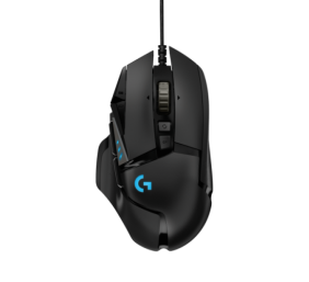 Logitech G502 HERO Laidinė žaidimų pelė, USB Type-A, Optical, 25600 DPI, Juoda