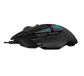 Logitech G502 HERO Laidinė žaidimų pelė, USB Type-A, Optical, 25600 DPI, Juoda