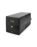 Digitus | Line-Interactive UPS | Line-Interactive UPS DN-170074, 1000VA, 600W, 2x 12V/7Ah battery, 4x CEE 7/7 outlet, 2x RJ45, 1x USB 2.0 type B, 1x RS232, LCD, Simulated Sine Wave, 338x150x162mm, 7.8kg | 1000 VA | 600 W | V