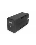 Digitus | Line-Interactive UPS | Line-Interactive UPS DN-170075, 1500VA, 900W, 2x 12V/9Ah battery, 4x CEE 7/7 outlet, 2x RJ45, 1x USB 2.0 type B, 1x RS232, LCD, Simulated Sine Wave, 380x158x198mm, 10.1kg | 1500 VA | 900 W | V