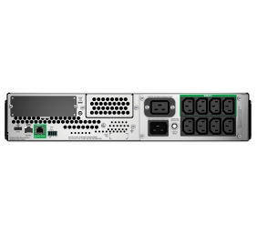 APC Smart-UPS, Line Interactive, 2200VA, Rackmount 2U, 230V, 8x IEC C13+1x IEC C19 outlets, SmartConnect Port+SmartSlot, AVR, LCD, Black | Schneider Electric