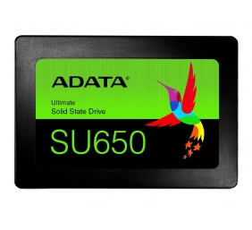 ADATA | Ultimate SU650 | ASU650SS-240GT-R | 240 GB | SSD form factor 2.5” | Solid-state drive interface SATA | Read speed 520 MB/s | Write speed 450 MB/s