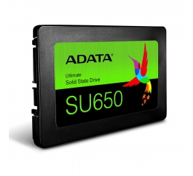 ADATA | Ultimate SU650 3D NAND SSD | 960 GB | SSD form factor 2.5” | Solid-state drive interface SATA | Read speed 520 MB/s | Write speed 450 MB/s
