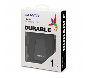 HD650 | 1000 GB | 2.5 " | USB 3.1 (backward compatible with USB 2.0) | Black | 1.Compatibility with specific host devices may vary and could be affected by system environment. 2.Connecting via USB 2.0 requires plugging in to two USB ports for sufficient p