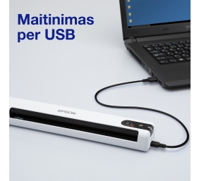 Epson WorkForce DS-70 Nešiojamas skeneris A4 600x600 DPI USB