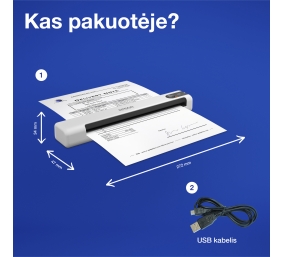 Epson WorkForce DS-70 Nešiojamas skeneris A4 600x600 DPI USB
