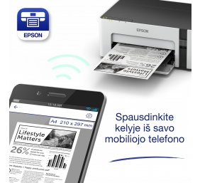 Epson | EcoTank M1120 | Inkjet | Mono | Standard | Wi-Fi | Grey