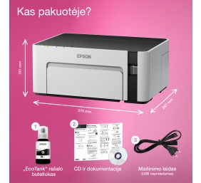 Epson | EcoTank M1120 | Inkjet | Mono | Standard | Wi-Fi | Grey