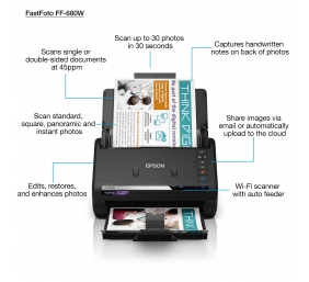 Epson | Document scanner | FastFoto FF-680W | Wireless