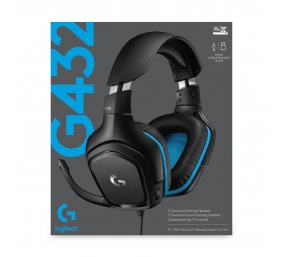 Žaidimų ausinės LOGITECH G432 Surround Sound Gaming Head