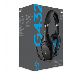 Žaidimų ausinės LOGITECH G432 Surround Sound Gaming Head