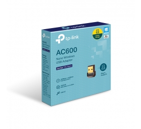 TP-Link Archer T2U Nano USB 2.0 Tinklo adapteris WLAN 433 Mbit/s, Juoda