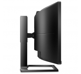 Philips | SuperWide curved LCD display | 499P9H/00 | 48.8 " | VA | Dual QHD | 32:9 | 70 Hz | 5 ms | 5120 x 1440 pixels | 450 cd/m² | Headphone out | HDMI ports quantity 2 | Black