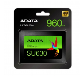 ADATA | Ultimate SU630 3D NAND SSD | 960 GB | SSD form factor 2.5” | SSD interface SATA | Read speed 520 MB/s | Write speed 450 MB/s