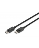 Digitus | DisplayPort Connection Cable | AK-340106-010-S | DisplayPort to DisplayPort DisplayPort Male (Version 1.3/1.4) | DisplayPort Male (Version 1.3/1.4)