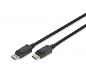 Digitus | DisplayPort Connection Cable | AK-340106-010-S | DisplayPort to DisplayPort DisplayPort Male (Version 1.3/1.4) | DisplayPort Male (Version 1.3/1.4)