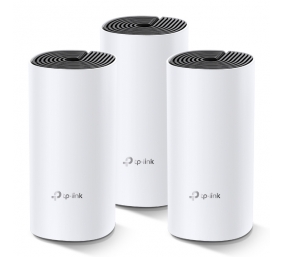 Whole Home Mesh WiFi System | Deco M4 (3-Pack) | 802.11ac | 300+867 Mbit/s | 10/100/1000 Mbit/s | Ethernet LAN (RJ-45) ports 2 | Mesh Support Yes | MU-MiMO Yes | No mobile broadband | Antenna type 2xInternal | No