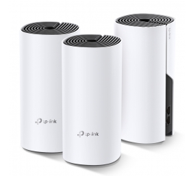 TP-LINK | Whole Home Mesh WiFi System | Deco M4 (3-Pack) | 802.11ac | 300+867 Mbit/s | 10/100/1000 Mbit/s | Mesh Support Yes | MU-MiMO Yes | No mobile broadband | Antenna type 2xInternal | No