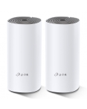 C1200 Whole Home Mesh Wi-Fi System | Deco E4 (2-pack) | 802.11ac | 867+300 Mbit/s | 10/100 Mbit/s | Ethernet LAN (RJ-45) ports 2 | Mesh Support Yes | MU-MiMO Yes | No mobile broadband | Antenna type 2xInternal