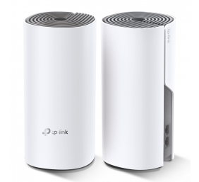 TP-LINK | C1200 Whole Home Mesh Wi-Fi System | Deco E4 (2-pack) | 802.11ac | 867+300 Mbit/s | 10/100 Mbit/s | Ethernet LAN (RJ-45) ports 2 | Mesh Support Yes | MU-MiMO Yes | No mobile broadband | Antenna type 2xInternal