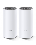 TP-LINK | C1200 Whole Home Mesh Wi-Fi System | Deco E4 (2-pack) | 802.11ac | 867+300 Mbit/s | 10/100 Mbit/s | Ethernet LAN (RJ-45) ports 2 | Mesh Support Yes | MU-MiMO Yes | No mobile broadband | Antenna type 2xInternal