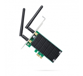 TP-LINK Archer T4E Dual Band PCI Express Adapter 2.4GHz/5GHz, 802.11ac, 300+867 Mbps, 2xDetachable antennas