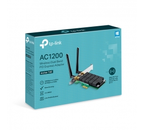 TP-LINK Archer T4E Dual Band PCI Express Adapter 2.4GHz/5GHz, 802.11ac, 300+867 Mbps, 2xDetachable antennas