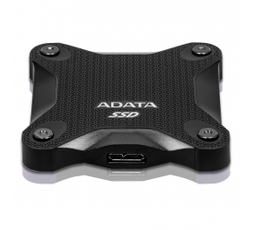 ADATA External SSD SD600Q 480 GB USB 3.1 Black Backward compatible with USB 3.1/USB 2.0. Read/write speed up to 440/430 MB/s.