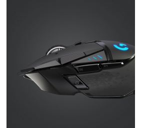 Logitech G502 LIGHTSPEED Belaidė žaidimų pelė, RF Wireless, 25600 DPI, Juoda
