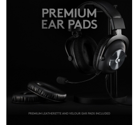 Logitech G PRO X Laidinės žaidimų ausinės, Juoda