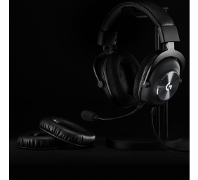 Žaidimų ausinės Logitech G PRO X gaming headset (981-000818), juodos