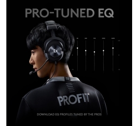 Logitech G PRO X Laidinės žaidimų ausinės, Juoda