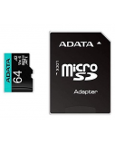 ADATA 64GB Micro SDXC UHS-I U3 V30S + Ad