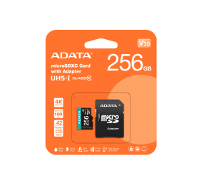 ADATA | Premier Pro | UHS-I U3 | 256 GB | micro SDXC | Flash memory class 10 | with Adapter