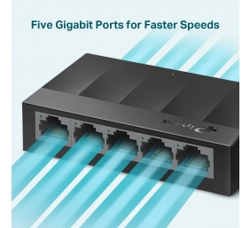 TP-LINK | 5-Port Desktop Switch | LS1005G | Unmanaged | Desktop | Power supply type External