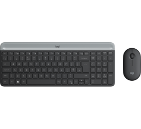 Logitech MK470 Slim Combo Belaidė klaviatūra + pelė, US, Graphite