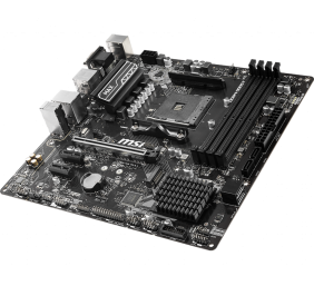 MSI | B450M PRO-VDH MAX | Processor family AMD | Processor socket AM4 | DDR4 DIMM | Memory slots 4 | Number of SATA connectors 4 | Chipset AMD B | Micro ATX